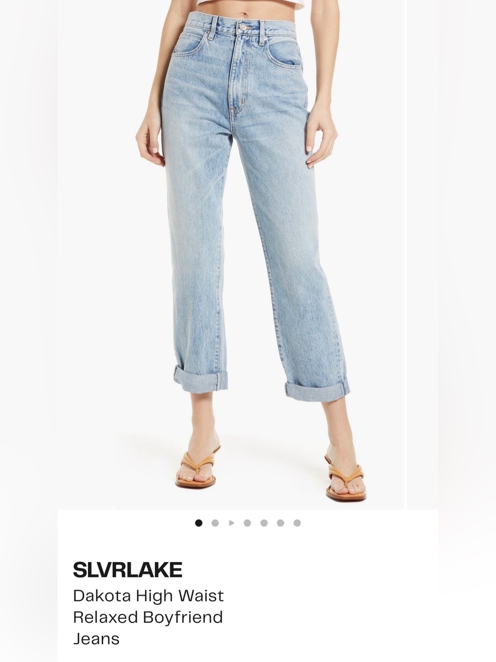SLVRLAKE Light Wash Boyfriend Jeans